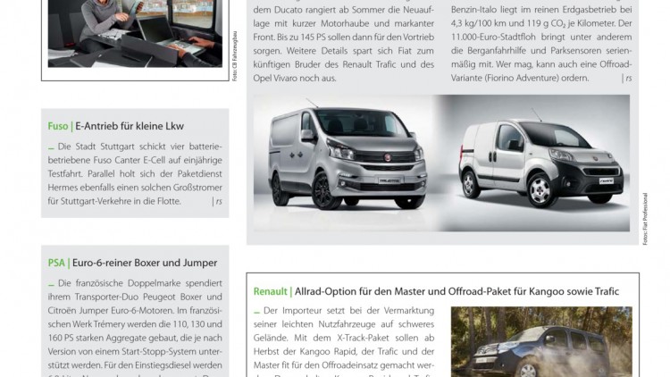 Renault: Allrad-Option für den Master und Offroad-Paket für Kangoo sowie Trafic