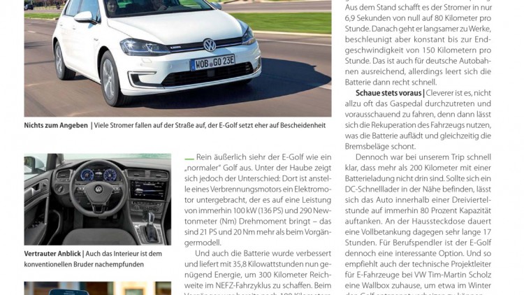 Interview   Tim-Martin Scholz, Technischer Projektleiter für E-Fahrzeuge bei der Volkswagen AG in Wolfsburg, über den Stromer: Mit 25 Extra-Kilogramm nun deutlich länger auf Tour