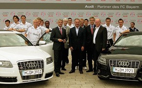 Audi: Neue Dienstwagen für Bayern-Stars