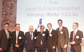 Award Kundenzufriedenheit 2011: Fahrzeug-Werke Lueg AG hat zufriedenste Kunden