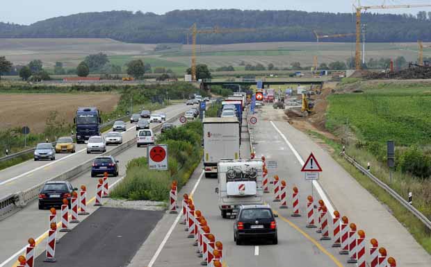 Sommer-Baustellen auf Autobahnen sind 1395 Kilometer lang 