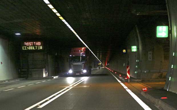 Tirol: Arlberg-Straßentunnel bis Oktober gesperrt