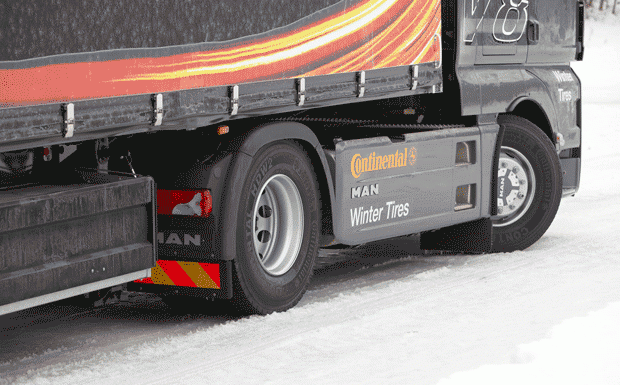 Winterverkehr: LKW stellen nur untergeordnete Gefahrenquelle dar