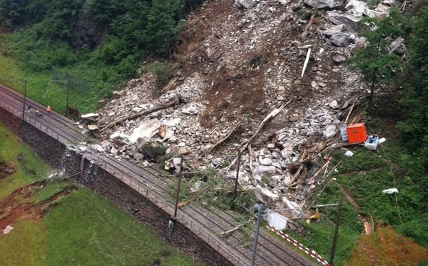 Gotthard-Bahnlinie seit Montag wieder offen