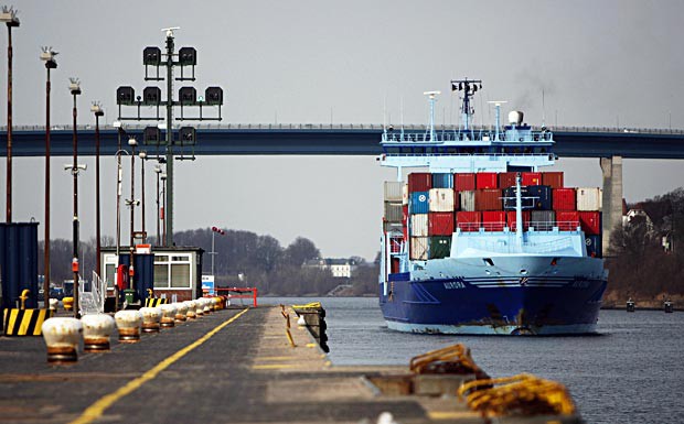 Mehr Schiffe auf dem Nord-Ostsee-Kanal