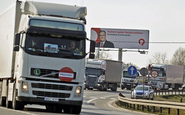 Studie: Polnischer Lkw-Transport in Europa führend
