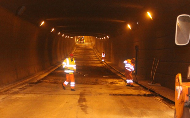 Behinderungen während Sanierung des Rendsburger Kanaltunnels