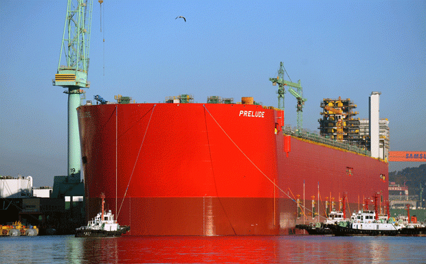 Shell baut das größte Schiff der Welt