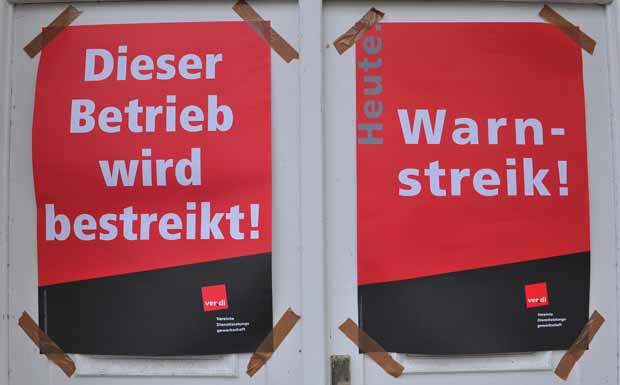 Bayern: Warnstreiks wurden fortgesetzt