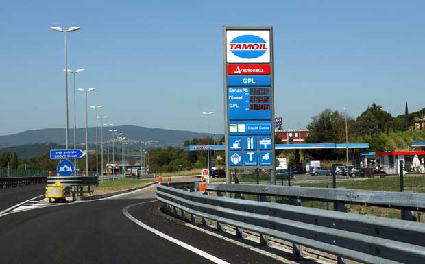 Tankstellen-Streik in Italien