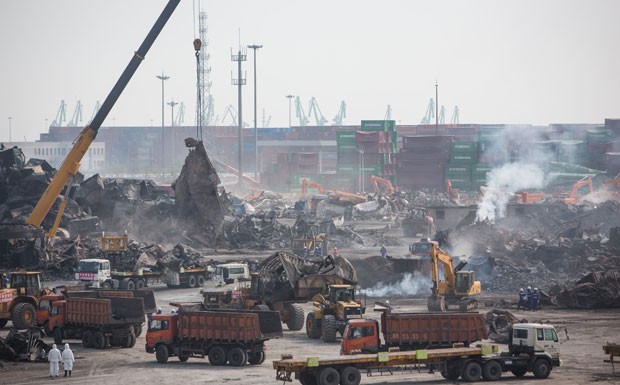 China: Terminals in Tianjin wieder in Betrieb