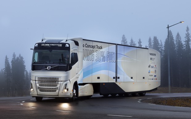 Volvo-Hybrid-Studie für den Fernverkehr