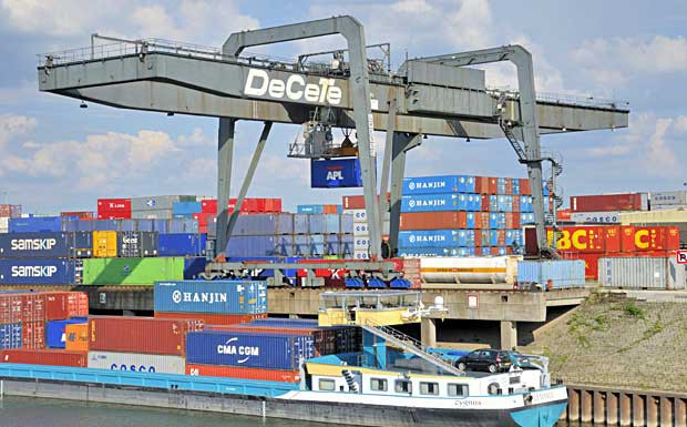 Duisport steigert Containerumschlag