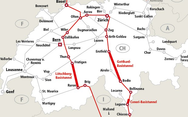 Gotthard-Bahnstrecke bleibt vorerst gesperrt
