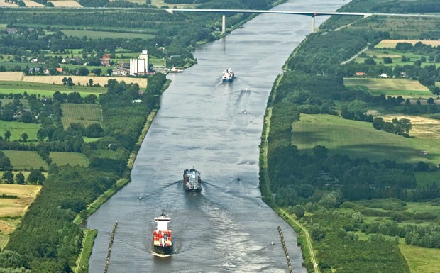 2011 mehr Güter über Nord-Ostsee-Kanal transportiert