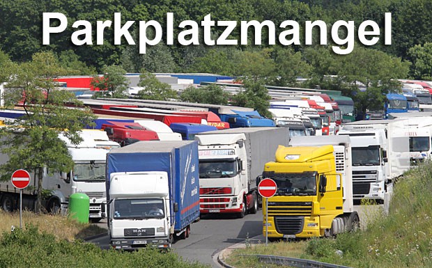 Künftig Infos über freie LKW-Parkplätze an Autobahnen in Bayern