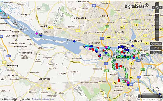 Vermischtes: Neues Schiffsradar für Hamburger Hafen und Elbe