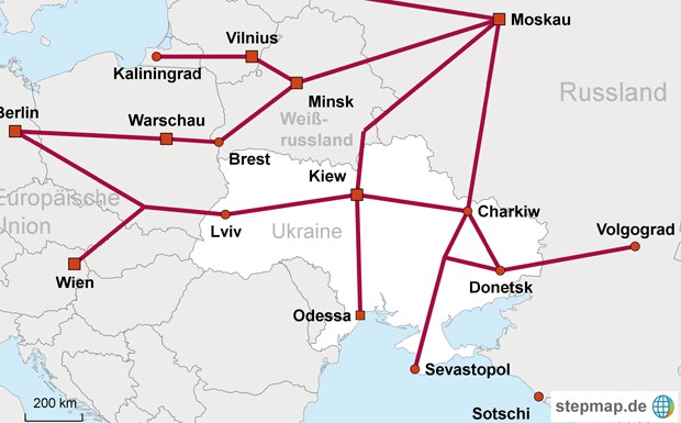 Russische Logistiker sorgen sich mehr um die Ukraine als den Westen