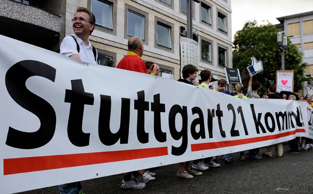 Südwest-Grüne wollen Protest gegen Stuttgart 21 beenden