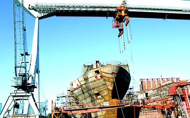 Schifffahrtsstandort unter Druck - Sietas-Werft wackelt