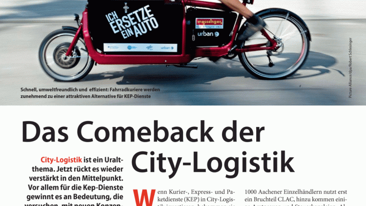 Das Comeback der City-Logistik