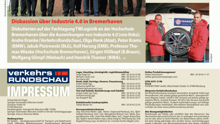 Diskussion über Industrie 4.0 in Bremerhaven