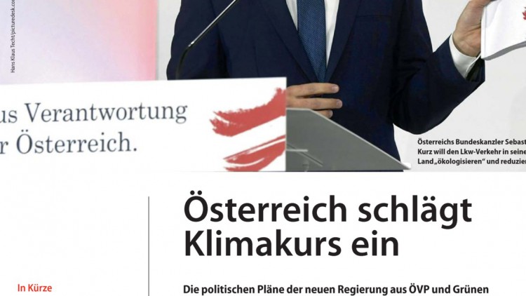 Österreich schlägt Klimakurs ein