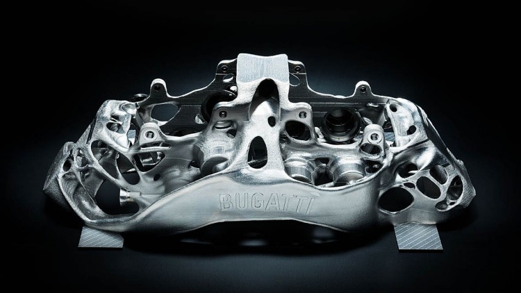 Bugatti: Bremse aus dem 3D-Drucker