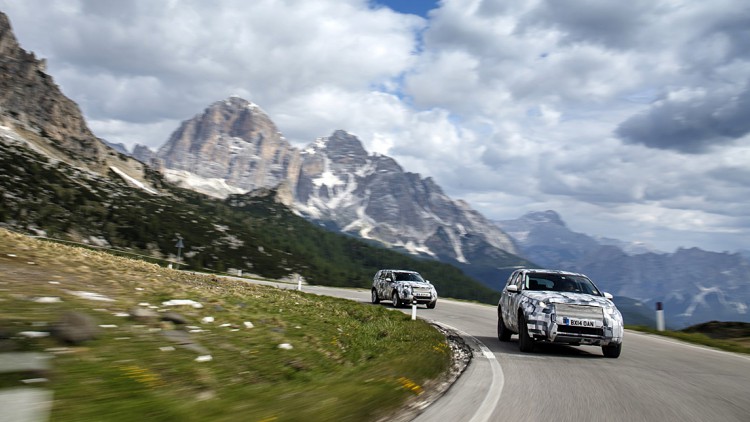 Abstimmungsfahrt Land Rover Discovery Sport: Disco in den Dolomiten