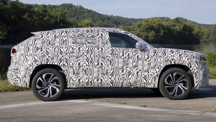 Prototypenfahrt VW Atlas Cross Sport: Der Riese mit dem schlanken Rücken