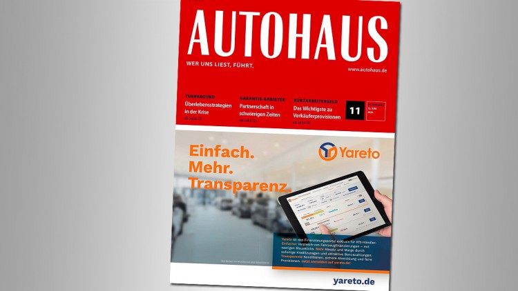 Neue Ausgabe: AUTOHAUS 11/2020 jetzt digital lesen