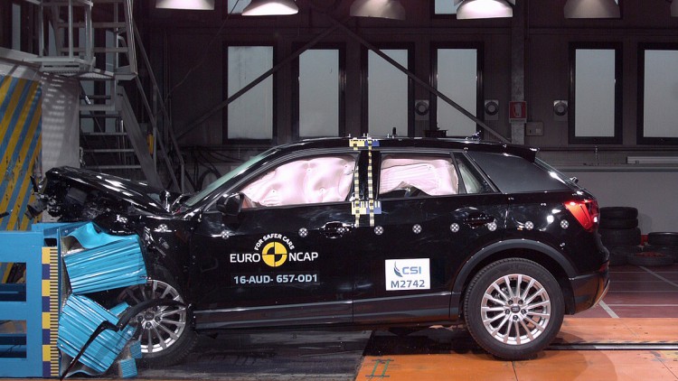 EuroNCAP-Crashtest: Drei Modelle mit Top-Noten