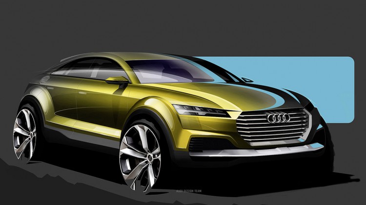 Audi: Designskizze TT-SUV