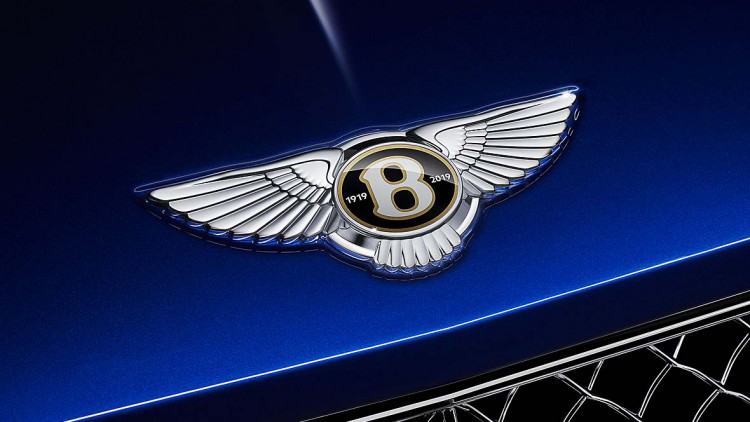 Bentley-Jubiläum: Sonder-Logo im Jubeljahr