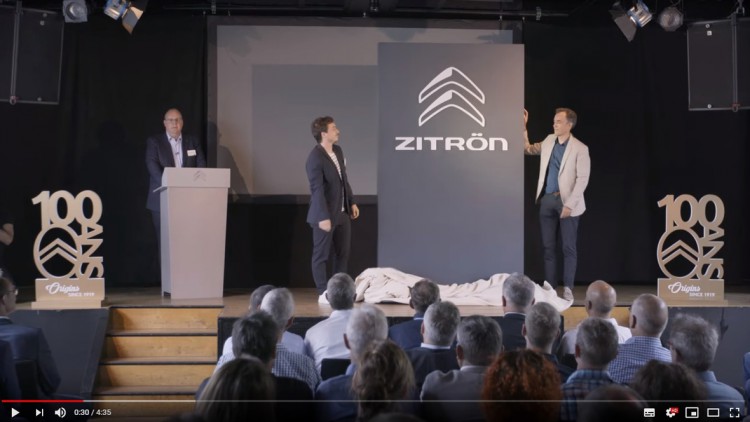 PR-Coup: Aus "Citroën" wird "Zitrön"