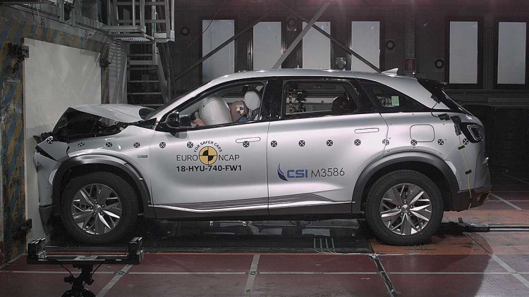 EuroNCAP-Crashtest: Auch Wasserstoff-Antrieb ist sicher