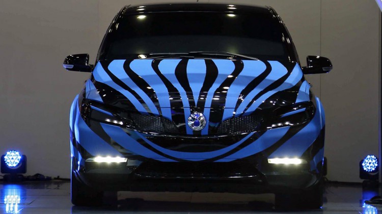 Weltpremiere in Peking: Elektroauto mit Mercedes-Genen