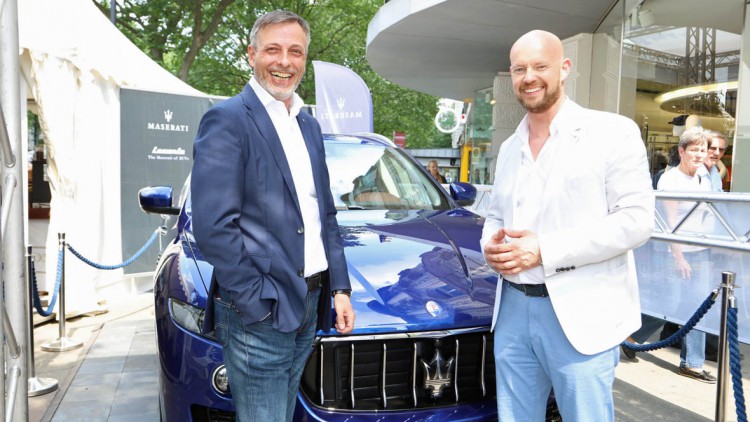 Neuer Showroom: Dinnebier fährt Maserati auf den Ku'damm