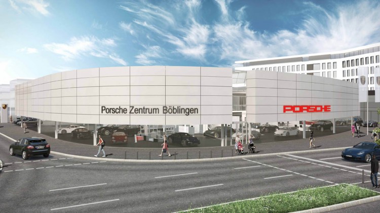 Böblingen: Hahn-Gruppe baut neues Porsche-Zentrum