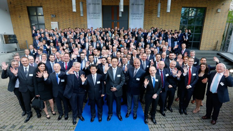 Europa: "President Award" für beste Hyundai-Händler
