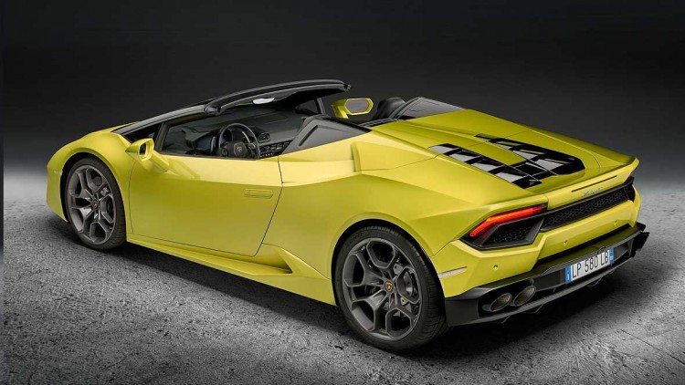 Lamborghini Huracán RWD Spyder: Leichtgewicht dank Allradverzicht
