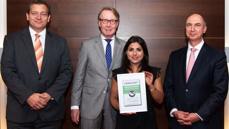 Auszeichnung: Carglass zum vierten Mal „Servicestarker Schadendienstleister“