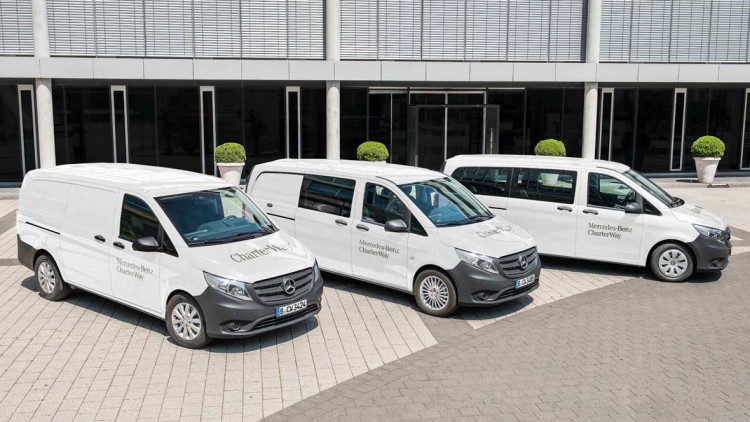 Mietwagen: Mercedes-Benz Vito verstärkt Charterway-Flotte