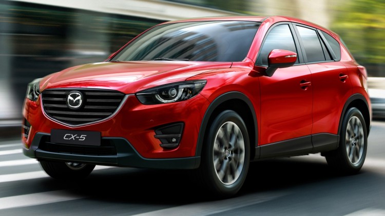 Modelljahr 2015: Neue Optionen für Mazda CX-5 und 6