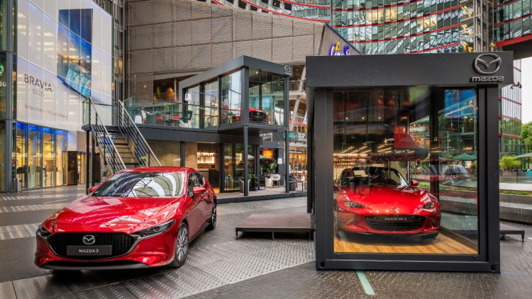 Mazda: Pop-up-Store statt Messestand
