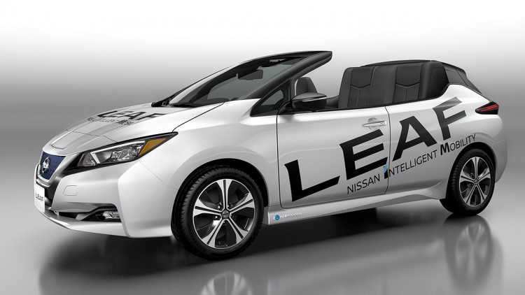 Absatzjubiläum: Nissan Leaf als Cabrio
