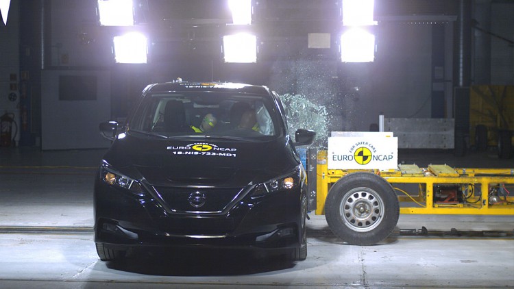 Euro-NCAP-Crashtest: Fünf Sterne für Nissan Leaf
