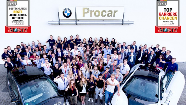 Top-Arbeitgeber: Procar ist "Bester Ausbildungsbetrieb"