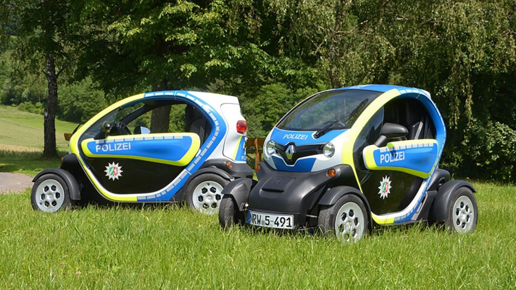 Renault: Elektroautos für die Polizei Bonn