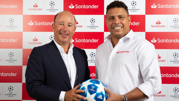 Sponsoring: Santander ist Partner der UEFA Champions League